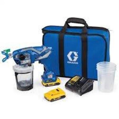 DESCRIPTION: (1) CORDLESS HANDHELD SPRAYER BRAND/MODEL: GRACO #56LL64 SIZE: 5/16 GAL TANK CAPACITY RETAIL$: $1866.33 EA QTY: 1