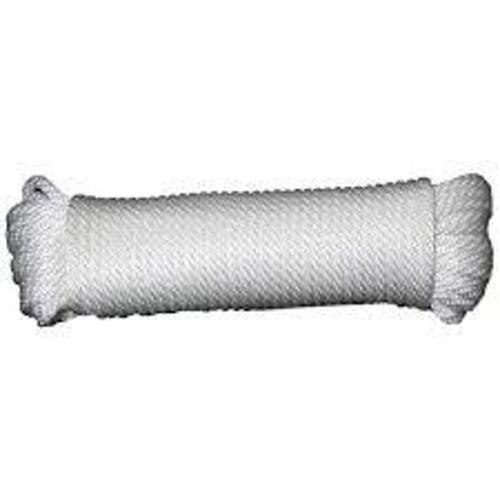 DESCRIPTION: (2) SOLID BRAID NYLON ROPEBRAND/MODEL: PRO-SOURCE #WS-MH-FIBR-148INFORMATION: WHITE, NYLONSIZE: 5/16" X 100'RETAIL$: $256.95 EAQTY: 2