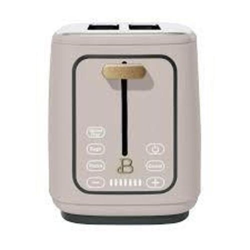 DESCRIPTION: (1) 2 SLICE TOASTER BRAND/MODEL: BEAUTIFUL INFORMATION: TAUPE RETAIL$: $49.96 EA QTY: 1