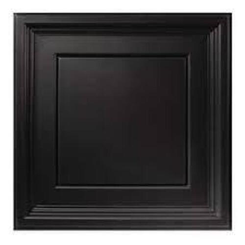 DESCRIPTION: (4) BOXES OF (12) VINYL CEILING TILES BRAND/MODEL: ICON RELIEF, GENESIS #55663504 INFORMATION: BLACK SIZE: 2' X 2' RETAIL$: $327.00 EA QT