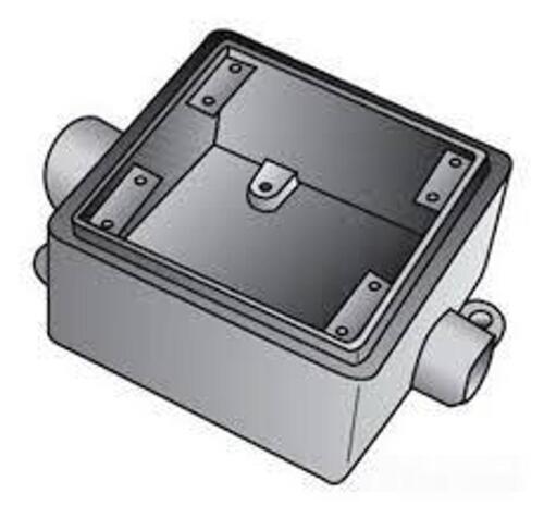 DESCRIPTION: (1) CAST DEVICE BOX BRAND/MODEL: APPLETON #FS-2-75 INFORMATION: SHALLOW TYPE, IRON, RIDGE TOP SIZE: 3/4" RETAIL$: $58.75 EA QTY: 1