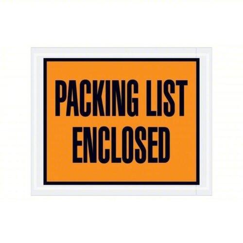 DESCRIPTION: (8) PACKAGES OF (250) PACKING LIST ENVELOPES BRAND/MODEL: PRODUCT NUMBER #29PH33 INFORMATION: ORANGE SIZE: 4 1/2 IN OUTSIDE HT, 5 1/2 IN