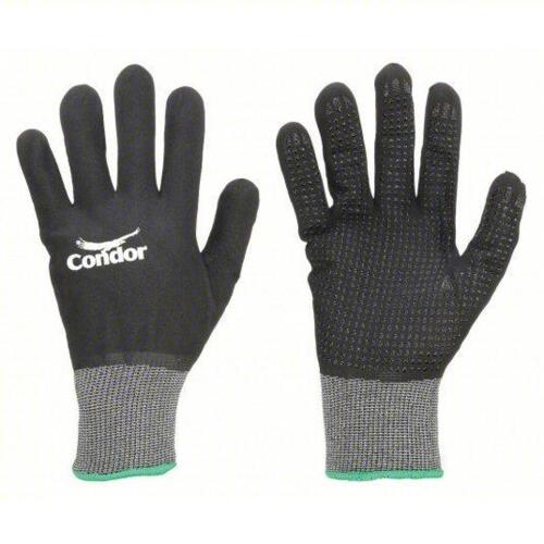 DESCRIPTION: (6) PAIRS OF COATED GLOVES BRAND/MODEL: CONDOR #19K995 INFORMATION: BLACK, NYLON, DOTTED / DOUBLE DIPPED, PALM SIZE: SMALL 7 RETAIL$: $4.