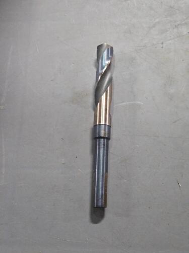DESCRIPTION: (1) HSS REDUCED SHANK DRILL BIT BRAND/MODEL: DRILLCO 1000N141 SIZE: 41/64" RETAIL$: 42.19 QTY: 1