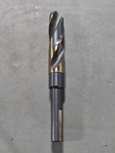 DESCRIPTION: (1) HSS REDUCED SHANK DRILL BIT BRAND/MODEL: DRILLCO 1000N147 SIZE: 47/64" RETAIL$: 43.46 QTY: 1