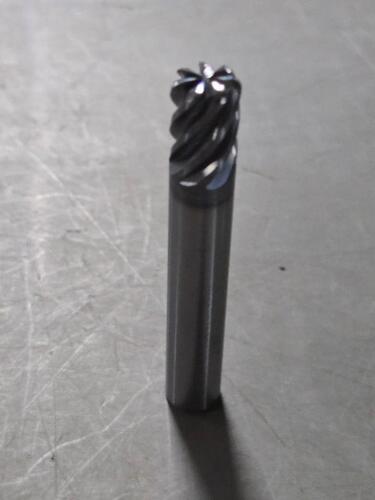 DESCRIPTION: (2) SOLID CARBIDE CORNER RADIUS END MILL BRAND/MODEL: MA FORD 118354 SIZE: 3/8" DIA 1/2" LOC RETAIL$: 296.36 QTY: 2