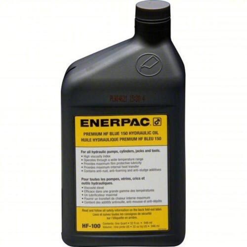 DESCRIPTION: (3) GRADE 32 HYDRAULIC OIL BRAND/MODEL: ENERPAC HF100 SIZE: 1qt RETAIL$: 187.11 QTY: 3