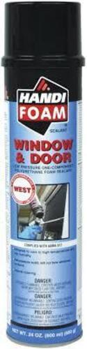 DESCRIPTION: (4) WINDOW AND DOOR FOAM SEALANT BRAND/MODEL: HANDI FOAM P30273 SIZE: 24 OZ RETAIL$: 426.04 QTY: 4