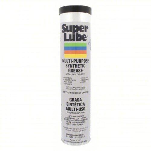 DESCRIPTION: (7) MULTI PURPOSE SYNTHETIC GREASE BRAND/MODEL: SUPER LUBE 45NA57 SIZE: 14OZ RETAIL$: 103.56 QTY: 7