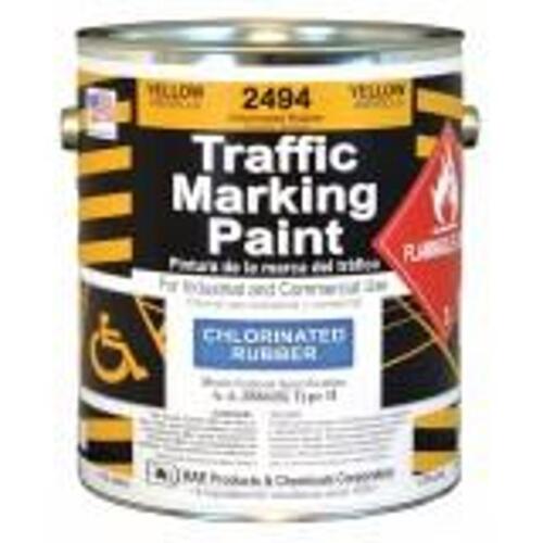 DESCRIPTION: (2) YELLOW TRAFFIC MARKING PAINT BRAND/MODEL: RAE 2494-01 SIZE: 1 GAL RETAIL$: 261.02 QTY: 2