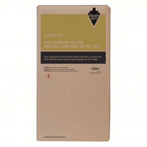 DESCRIPTION: (1) SWEEPING COMPOUND BRAND/MODEL: TOUGH GUY 48RF45 INFORMATION: OIL BASSED SIZE: 50LB RETAIL$: 38.32 QTY: 1
