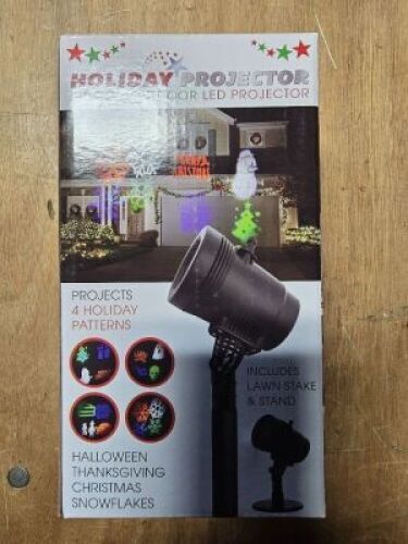 DESCRIPTION: (2) INDOOR/OUTDOOR HOLIDAY PROJECTOR QTY: 2