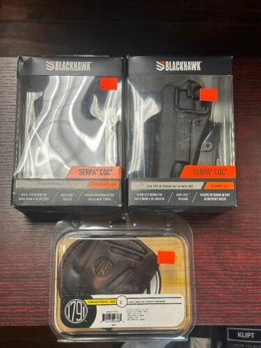 (3) - ASSORTED HOLSTERS