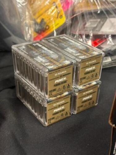 (4) - BOXES OF AMMO