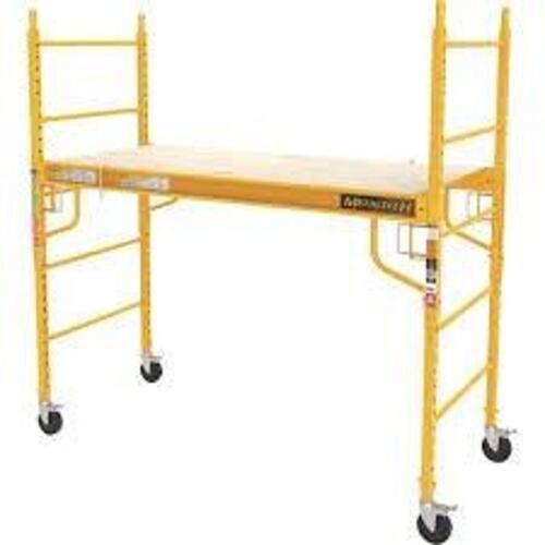 DESCRIPTION: (1) BAKER SCAFFOLD BRAND/MODEL: METALTECH INFORMATION: YELLOW, 1100 LB CAPACITY SIZE: 6' RETAIL$: $480.00 EA QTY: 1
