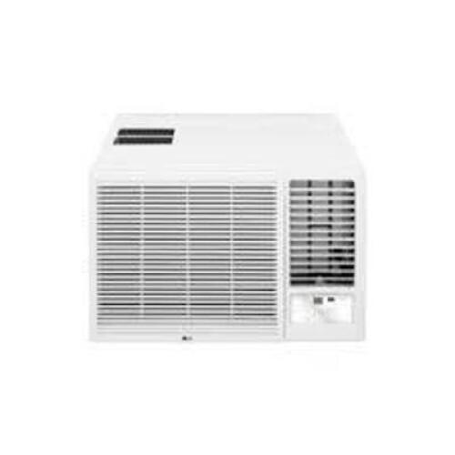 DESCRIPTION: (1) WINDOW AIR CONDITIONER W/HEATER BRAND/MODEL: LG #LW1823HR INFORMATION: WHITE, 1000 SQ FT COVERAGE, 18000 BTU SIZE: 30.51" X 16.85" X
