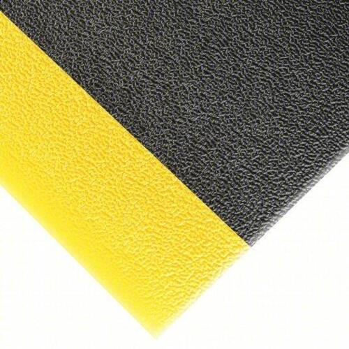 DESCRIPTION: (1) ANTI FATIGUE RUNNER BRAND/MODEL: NOTRAX #5Z275 INFORMATION: BLACK WITH YELLOW BORDER, PVC FOAM, PEBBLE SIZE: 3' X 60' X 3/8" THICK RE