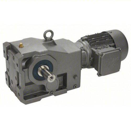 DESCRIPTION: (1) GEAR MOTOR, RIGHT ANGLE BRAND/MODEL: NORD #5YW37 INFORMATION: SINGLE OUTPUT SHAFT, 3-PHASE, TEFC, 17 RPM, 1,770 IN-LB MAX TORQUE RETA