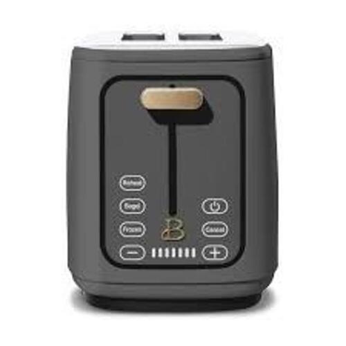 DESCRIPTION: (1) 2-SLICE TOASTER BRAND/MODEL: BEAUTIFUL INFORMATION: OYSTER GRAY RETAIL$: $49.96 EA QTY: 1