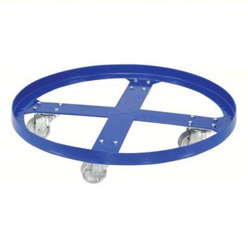 DESCRIPTION: (1) DRUM DOLLY BRAND/MODEL: PRODUCT NUMBER #45EC84 INFORMATION: ROUND, SWIVEL, 1200 LB CAPACITY SIZE: FOR 55 GAL DRUM RETAIL$: $179.59 EA