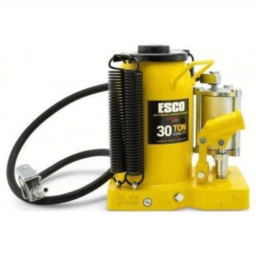 DESCRIPTION: (1) BOTTLE JACK BRAND/MODEL: ESCO EQUIPMENT #804M86 INFORMATION: STEEL, TRIGGER, AIR/MECHANICAL, 30 TON LOAD CAPACITY RETAIL$: $538.83 EA