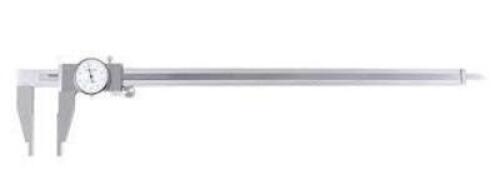 DESCRIPTION: (1) HEAVY DUTY DIAL CALIPER BRAND/MODEL: ACCUSIZE INFORMATION: STAINLESS STEEL IN FITTED CASE SIZE: 24" BY 0.001" RETAIL$: $685.91 EA QTY