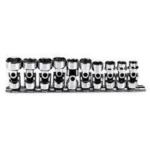 DESCRIPTION: (1) SOCKET SET BRAND/MODEL: PROTO #J52201 INFORMATION: 10 PIECES, 6 POINT SIZE: 3/8" DR RETAIL$: $247.99 EA QTY: 1