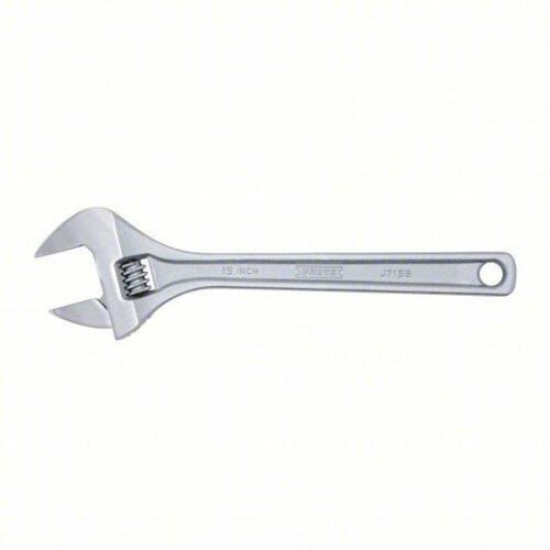 DESCRIPTION: (1) ADJUSTABLE WRENCH BRAND/MODEL: PROTO #61TH75 INFORMATION: ALLOY STEEL, CHROME SIZE: 15 5/32 IN OVERALL LG, 2 1/16 IN JAW CAPACITY RET