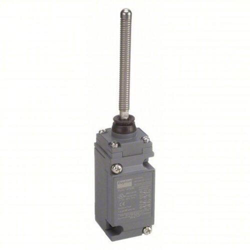 DESCRIPTION: (3) HEAVY DUTY LIMIT SWITCH BRAND/MODEL: DAYTON/12T852 INFORMATION: WOBBLE STICK/IP RATING: 67 SIZE: 3.35"X 1.65"W X 1.74"D RETAIL$: 214.