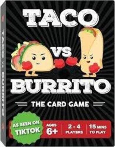 DESCRIPTION: (4) TACO VS BURRITO GAME BRAND/MODEL: SEE INSPECTION RETAIL$: $19.99 EA QTY: 4