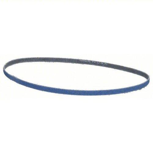 DESCRIPTION: (4) PACKS OF (5) SANDING BELT BRAND/MODEL: NORTON #36WU18 INFORMATION: ZIRCONIA ALUMINA, 80 GRIT, X WT POLYESTER BACKING SIZE: 1/2" W X 2