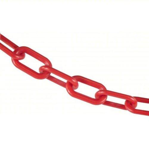 DESCRIPTION: (1) PLASTIC CHAIN BRAND/MODEL: PRODUCT NUMBER #6CDV2 INFORMATION: RED, POLYETHYLENE, 1.9 IN LINK OUTSIDE LG SIZE: 300' RETAIL$: $280.47 E