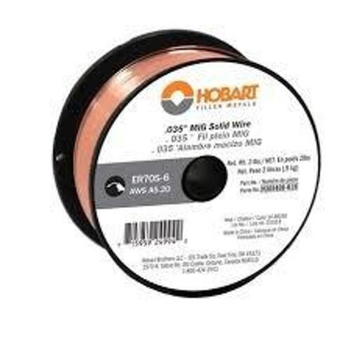 DESCRIPTION: (1) SPOOL OF MIG SOLID WIRE BRAND/MODEL: HOBART #ER70S-6 SIZE: .035" X 33 LB RETAIL$: $52.85 EA QTY: 1