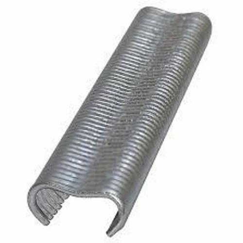 DESCRIPTION: (3) PACKS OF (1000) HOG RING STAPLES BRAND/MODEL: MALCO #5KNX1 INFORMATION: HOG RING STAPLE, 3/4 IN CROWN WD, STEEL, 14 GA, SILVER RETAIL