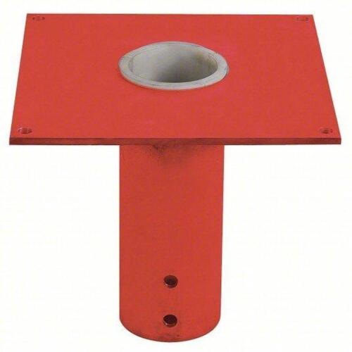 DESCRIPTION: (1) MOUNTING BASE BRAND/MODEL: DAYTON #33N390 INFORMATION: RED, WELDED STEEL, 2000 LB MAX RETAIL$: $361.95 EA QTY: 1