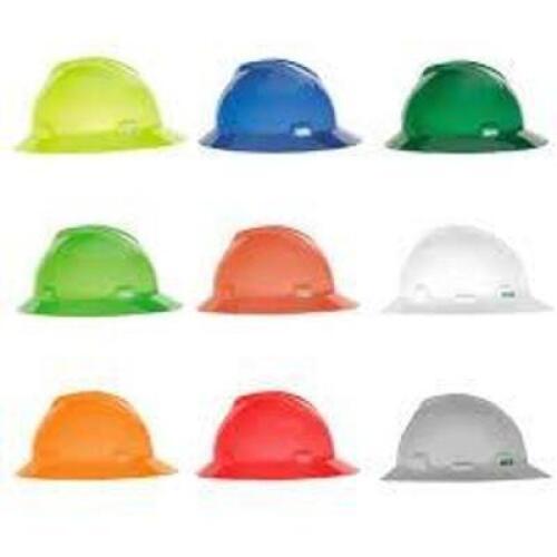 DESCRIPTION: (1) BOX OF APPROX (20) HARD HATS BRAND/MODEL: MSA INFORMATION: MULTIPLE COLORS AND STYLES QTY: 1