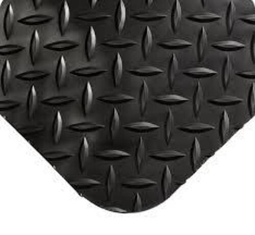 DESCRIPTION: (2) ANTI FATIGUE MAT BRAND/MODEL: CONDOR #34L267 INFORMATION: RUBBER, DIAMOND PLATE, BLACK SIZE: 2' X 3' RETAIL$: $94.80 EA QTY: 2
