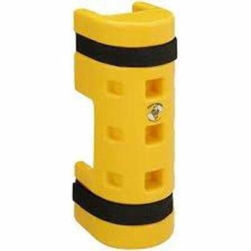 DESCRIPTION: (10) PALLET RACK GUARDBRAND/MODEL: RACK SENTRY #41A017INFORMATION: YELLOW, THERMOPLASTIC, STRAP-ONSIZE: 4" X 6-1/4" X 18"RETAIL$: $63.90 EAQTY: 10