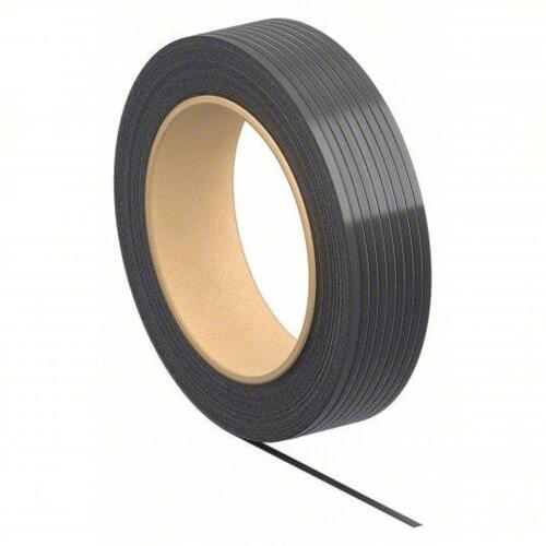 DESCRIPTION: (1) CASE OF HEAVY DUTY PLASTIC STRAPPING BRAND/MODEL: PART NUMBER #16P055 INFORMATION: BLACK SIZE: 5/8 IN W 0.035 THICK RETAIL$: 200 QTY: