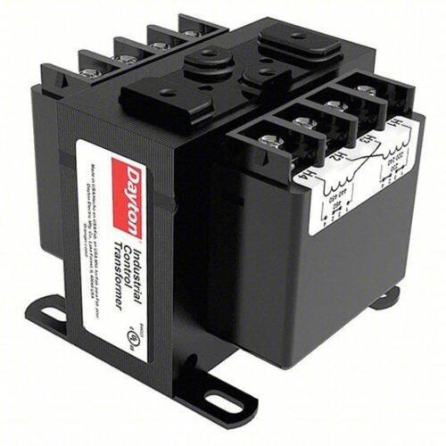 DESCRIPTION: (1) CONTROL TRANSFORMER BRAND/MODEL: DAYTON #31EH93 INFORMATION: 120V AC, 12V AC/24V AC, FOOT, 50 VA, SINGLE PHASE RETAIL$: $109.20 EA QT