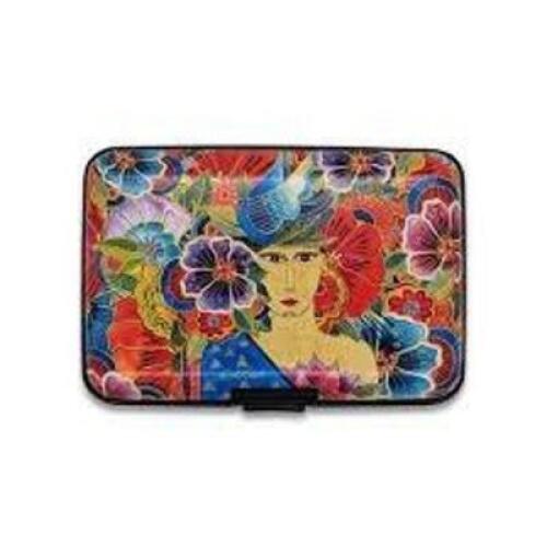 DESCRIPTION: (1) CASE OF APPROX (50) METAL WALLETS BRAND/MODEL: ARMORED WALLET INFORMATION: MANY DESIGNS QTY: 1