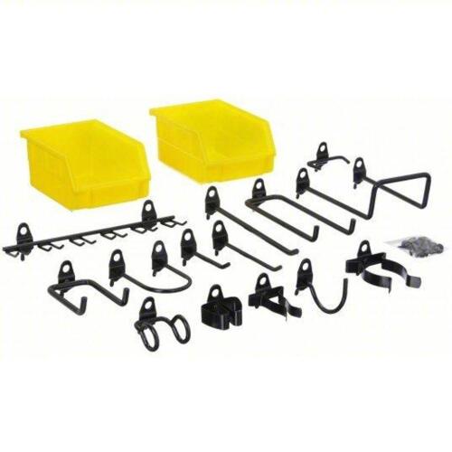 DESCRIPTION: (1) SET OF PEGBOARD HOOK ASSORTMENT KIT BRAND/MODEL: PRODUCT NUMBER #5TPJ4 INFORMATION: 1/4 IN PEG HOLE, FOR 1 IN PEGBOARD HOLE SPACING,