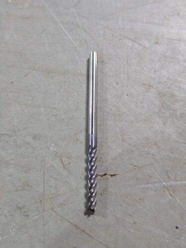 DESCRIPTION: (4) SOLID CARBIDE SQ END MILL BRAND/MODEL: ACCUPRO 01982248 SIZE: 1/8" DIA 3/4" LOC 1/8" SD RETAIL$: 81.84 QTY: 4