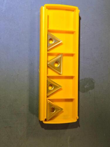 DESCRIPTION: (4) CARBIDE TURNING INSERTS BRAND/MODEL: KENNAMETAL TNMP431 RETAIL$: 115.44 QTY: 4