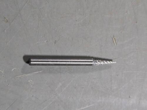 DESCRIPTION: (2) CARBIDE DOUBLE CUT CONE BURRS BRAND/MODEL: ATRAX 85283729 SIZE: 1/8" RETAIL$: 22.04 QTY: 2