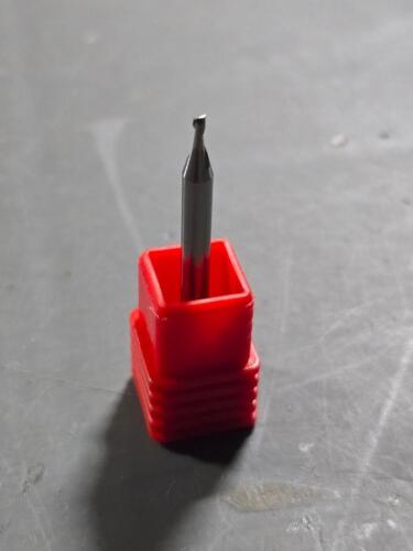 DESCRIPTION: (2) SOLID CARBIDE SQ END MILL BRAND/MODEL: ACCUPRO 37290707 SIZE: 0.0500" x0.750" x 1/4" RETAIL$: 26.76 QTY: 2