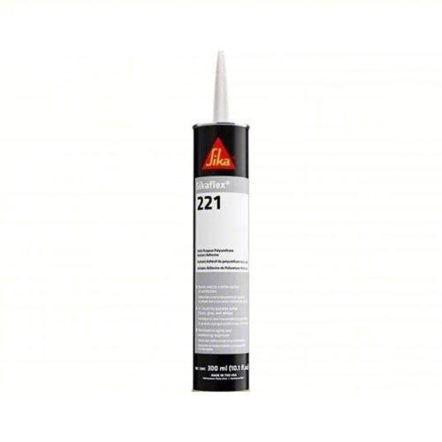 DESCRIPTION: (4) GRAY POLYURETHANE SEALANT BRAND/MODEL: SIKAFLEX 221 SIZE: 10OZ RETAIL$: 74.52 QTY: 4