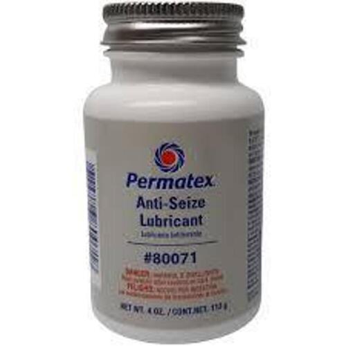 DESCRIPTION: (8) HD ANTI-SEIZE LUBRICANT BRAND/MODEL: PERMATEX 80071 SIZE: 4OZ RETAIL$: 193.5 QTY: 8