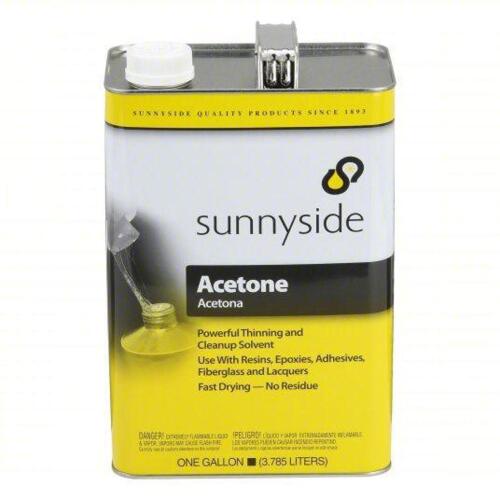 DESCRIPTION: (2) ACETONE CLEAN-UP SOLVENT BRAND/MODEL: SUNNYSIDE 44ZU11 SIZE: 1 GAL RETAIL$: 56.16 QTY: 2
