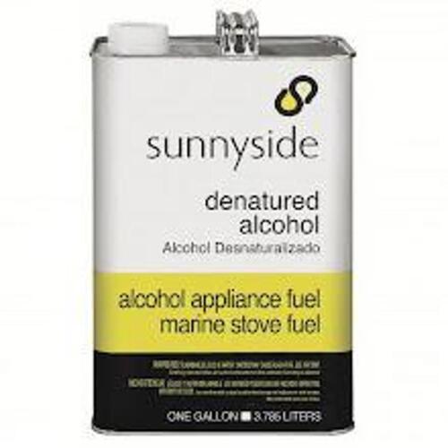 DESCRIPTION: (2) SOLVENT BASE DENATURED ALCOHOL BRAND/MODEL: SUNNYSIDE 20K854 SIZE: 1 GAL RETAIL$: 58.26 QTY: 2
